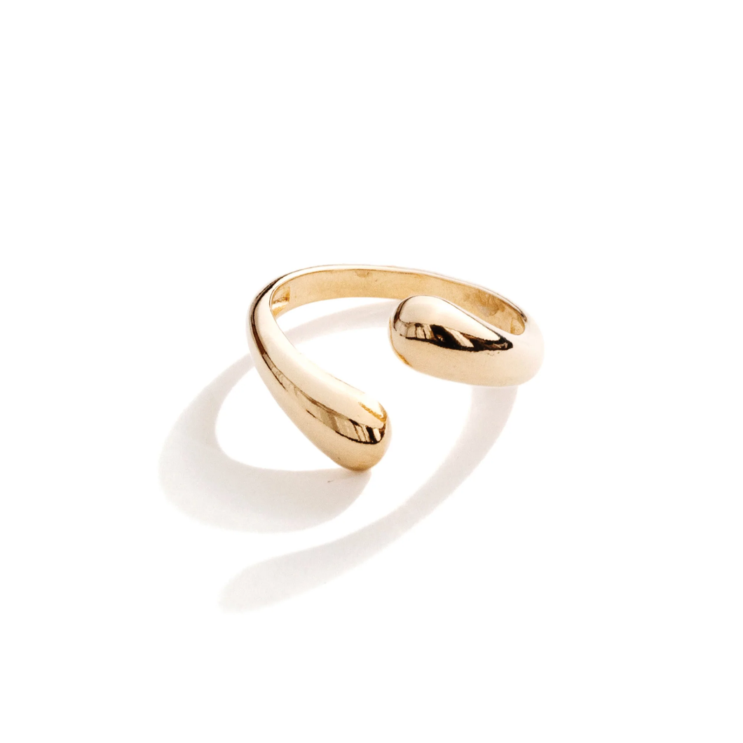 Wrap Around Ring in Gold