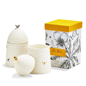 Porcelain Bee Hive Candles