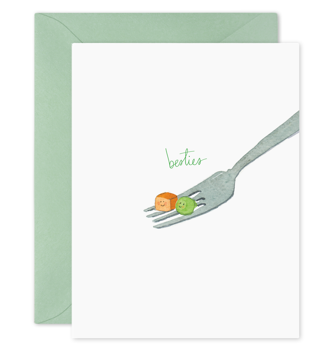 Besties Peas + Carrot Card