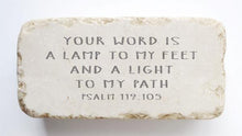 Load image into Gallery viewer, Psalm 119:105 Scripture Stone
