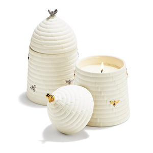 Porcelain Bee Hive Candles