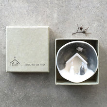 Load image into Gallery viewer, Nativity Half Circle Porcelain Ornament
