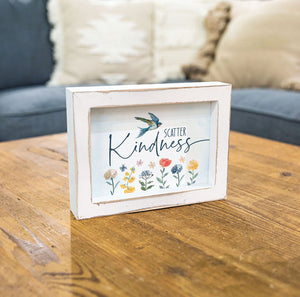 Scatter Kindness Framed Art