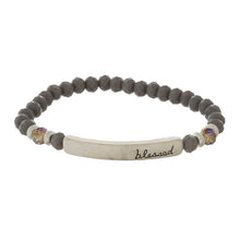 Load image into Gallery viewer, Inspirational Stone Bracelets in Assorted Styles
