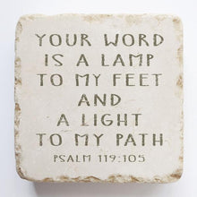 Load image into Gallery viewer, Psalm 119:105 Scripture Stone
