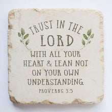 Load image into Gallery viewer, Proverbs 3:5 Scripture Stone
