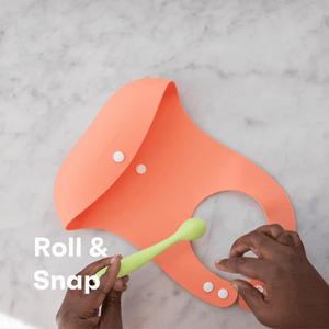 Roll and Snap Bib