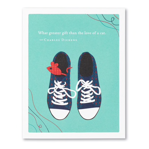 What greater gift...- Cat Sympathy Card