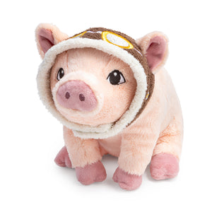 Maybe-Flying Plush Pig