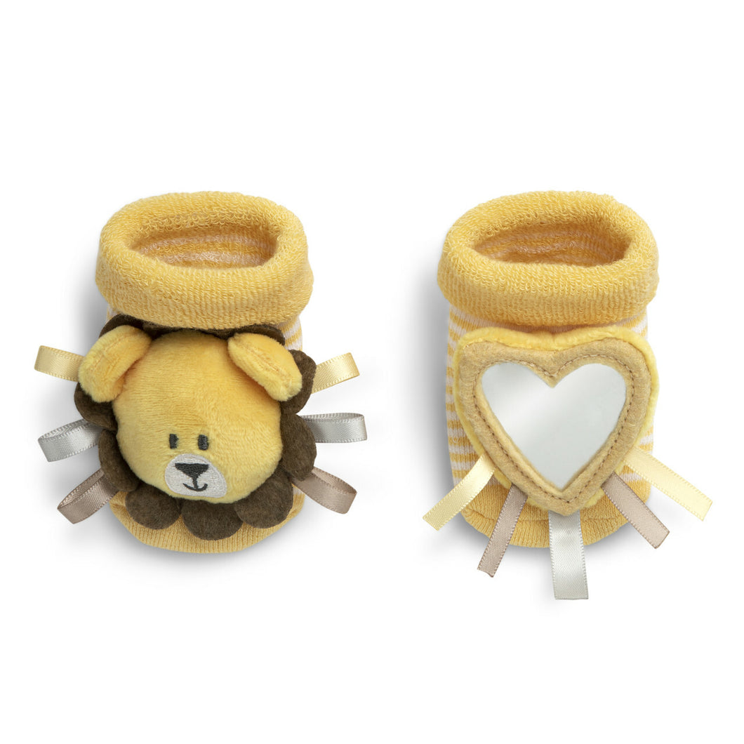 Lion Baby Rattle Socks