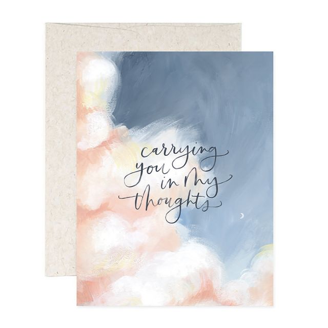 In My Thoughts Cloud Card