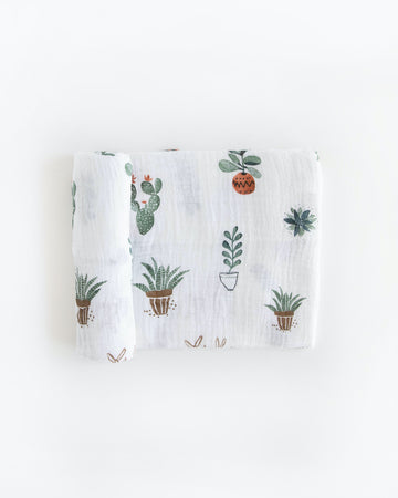 Prickle Pots Cotton Muslin Swaddle