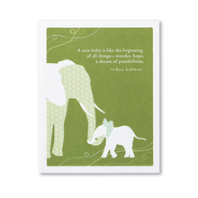 Load image into Gallery viewer, A new baby... Card
