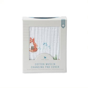 Fox Cotton Muslin Changing Pad Cover