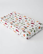 Load image into Gallery viewer, Farmers Market Cotton Muslin Changing Pad
