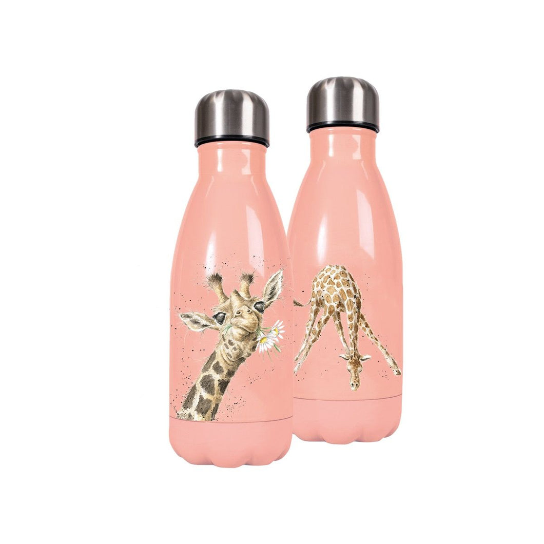 Small Flowers - Giraffe Water Bottle